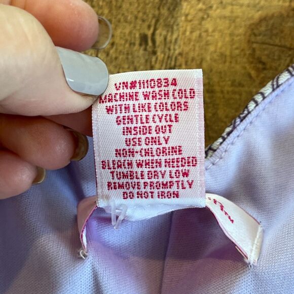 Vintage Y2k Xhilaration Slip Dress Purple Paisley Midi Stretch Lined Medium - Picture 4 of 7